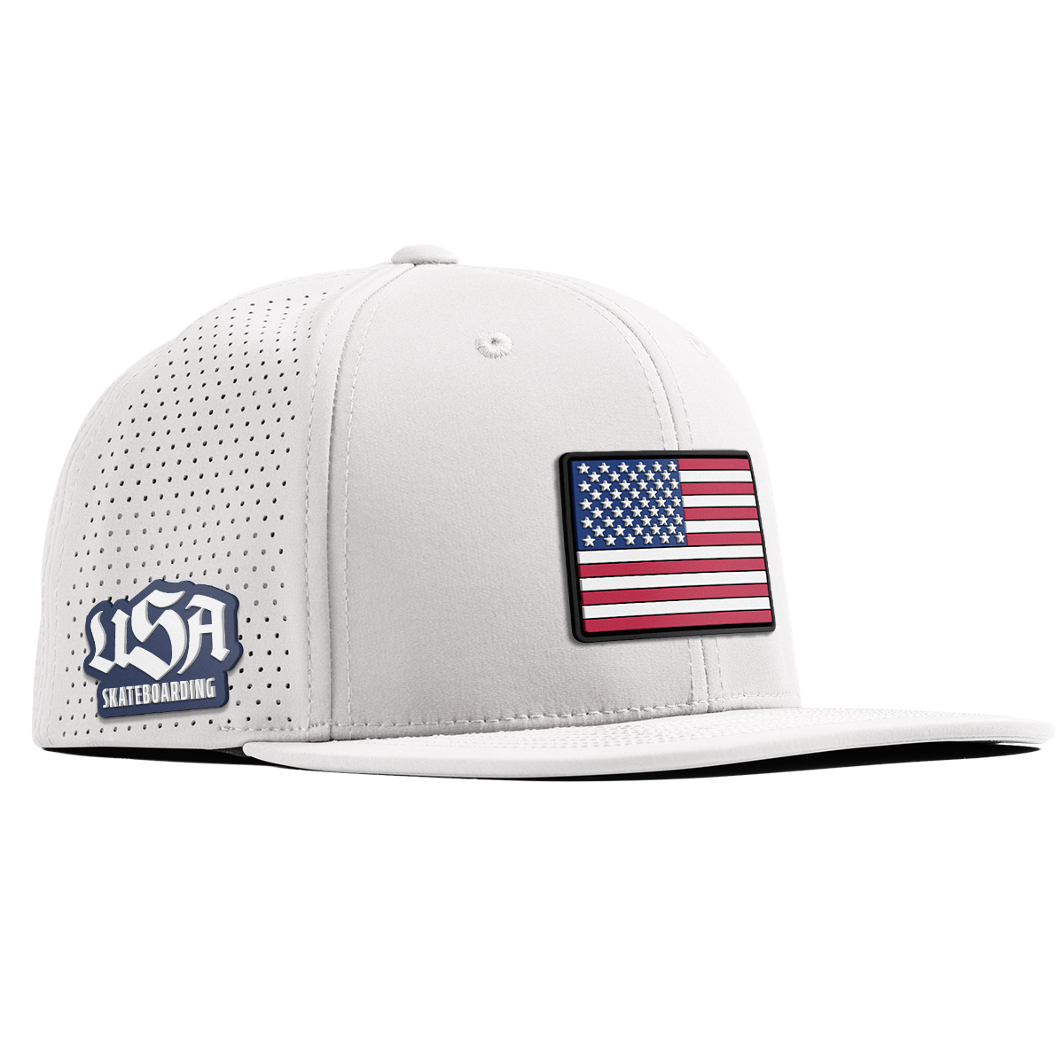 Old Glory USA Skateboarding Flat Elite XGen™ | hover: White