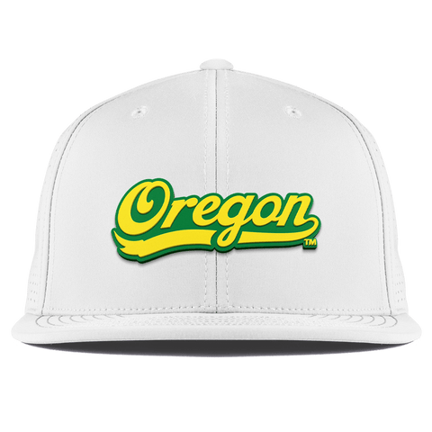 University of Oregon "Oregon Script" Flat Elite XGen™ White