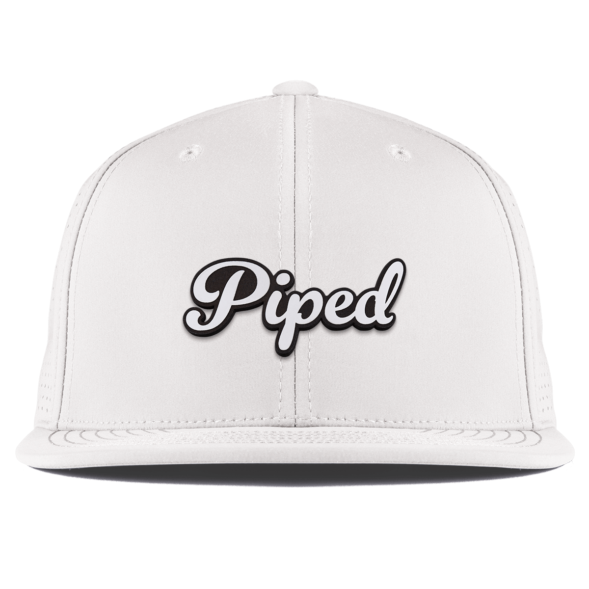 Piped Script Flat Elite XGen™ White