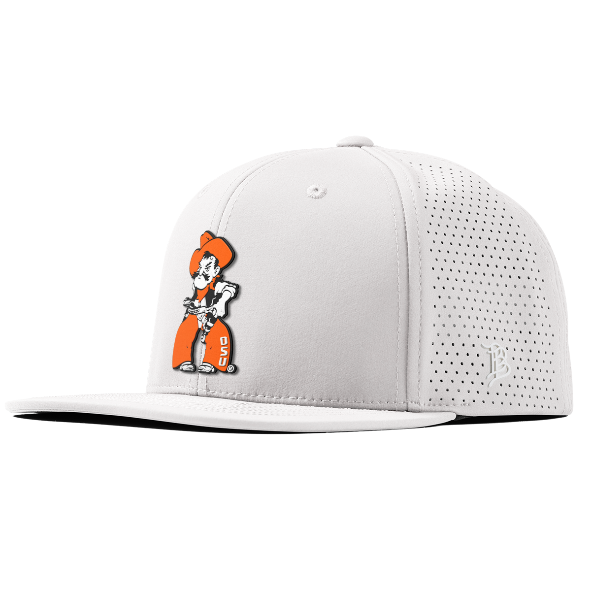 Oklahoma State University "Pistol Pete Quickdraw" Flat Elite XGen™ White