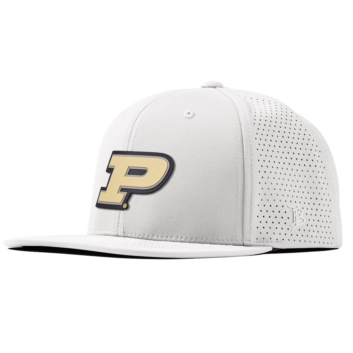 Purdue University "Purdue Block" Flat Elite XGen™ White