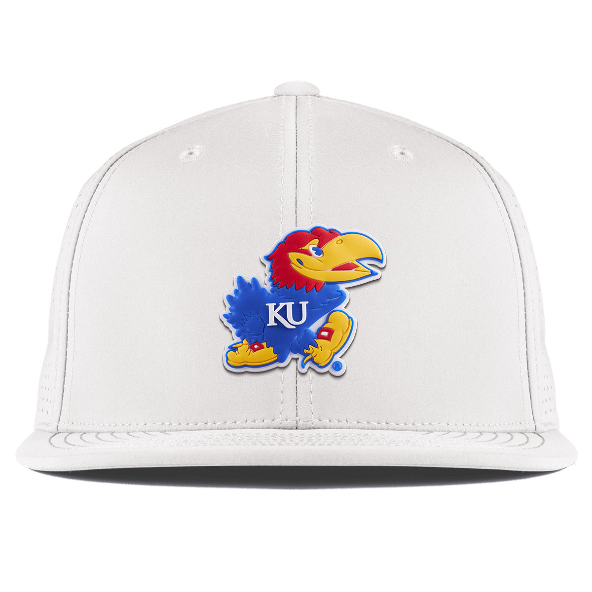 University of Kansas "Rock Chalk Jayhawk" Flat Elite XGen™ White