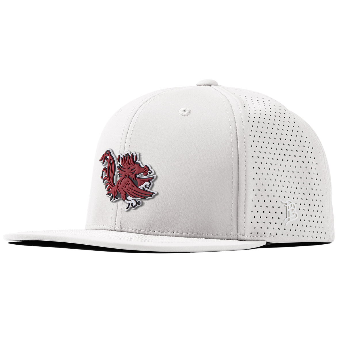 University of South Carolina "Sir Big Spur Logo" Flat Elite XGen™ White