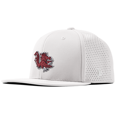 University of South Carolina "Sir Big Spur Logo" Flat Elite XGen™ White