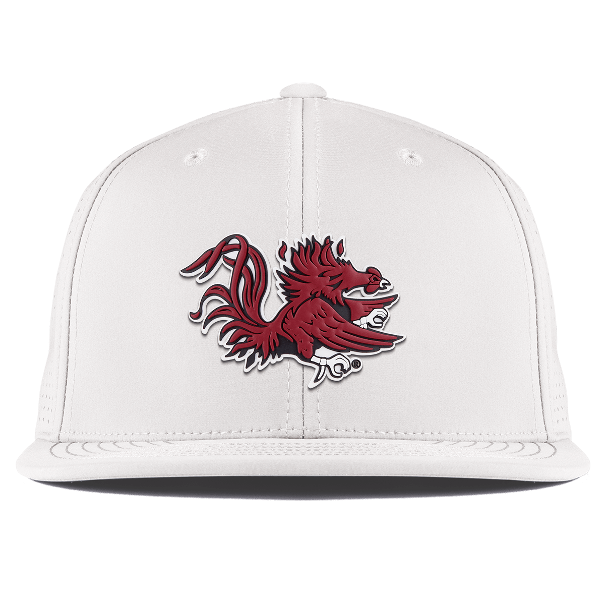 University of South Carolina "Sir Big Spur Logo" Flat Elite XGen™ White
