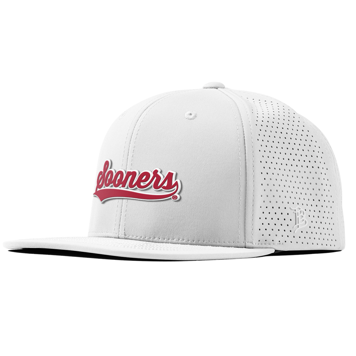 University of Oklahoma "Sooners Script" Flat Elite XGen™ White