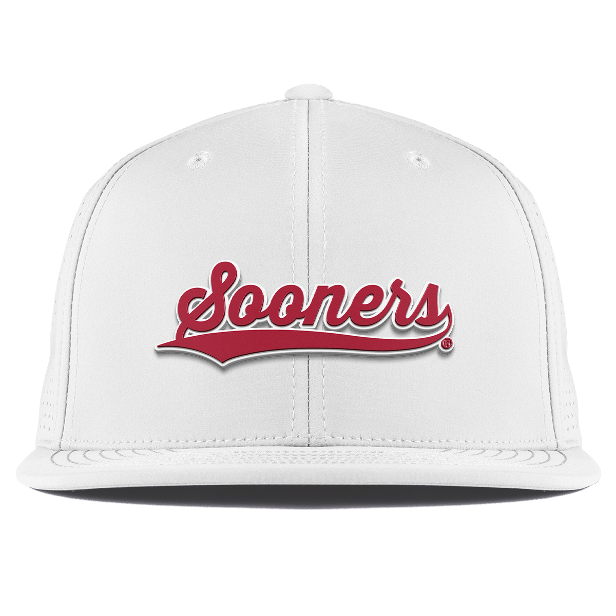 University of Oklahoma "Sooners Script" Flat Elite XGen™ White