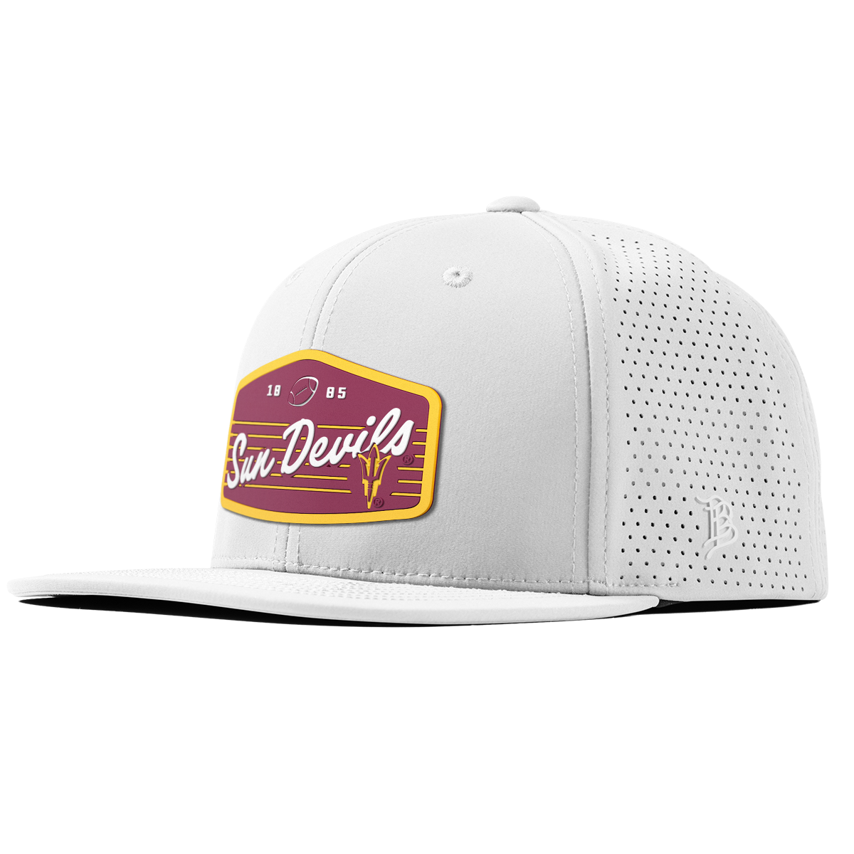 Arizona State University "Sun Devils Football" Flat Elite XGen™ White