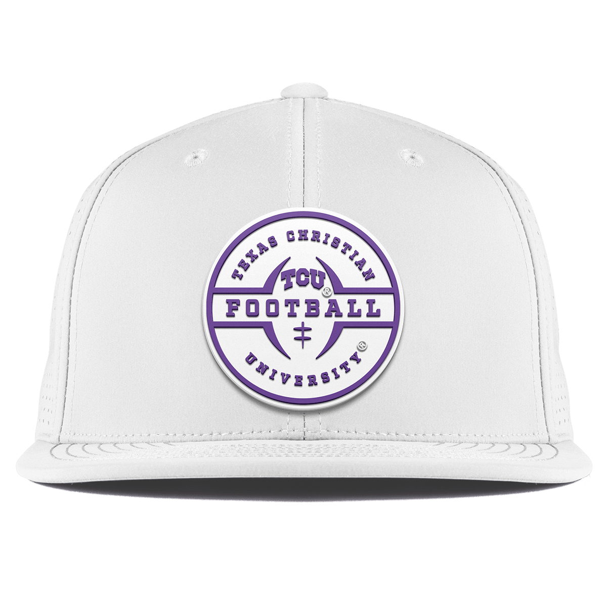 Texas Christian University "TCU Football Legacy" Flat Elite XGen™ White