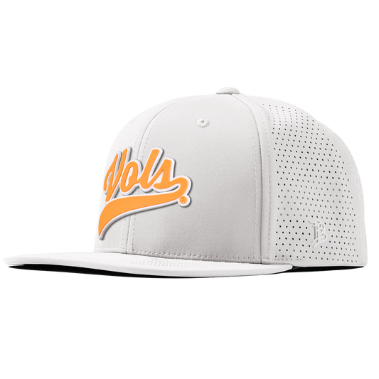 University of Tennessee "Tennessee Vols Script" Flat Elite XGen™ White
