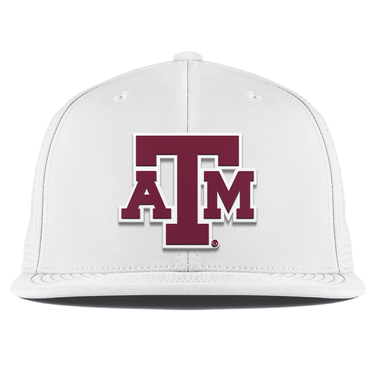 Texas A&M University "Texas A&M Block" Flat Elite XGen™ White