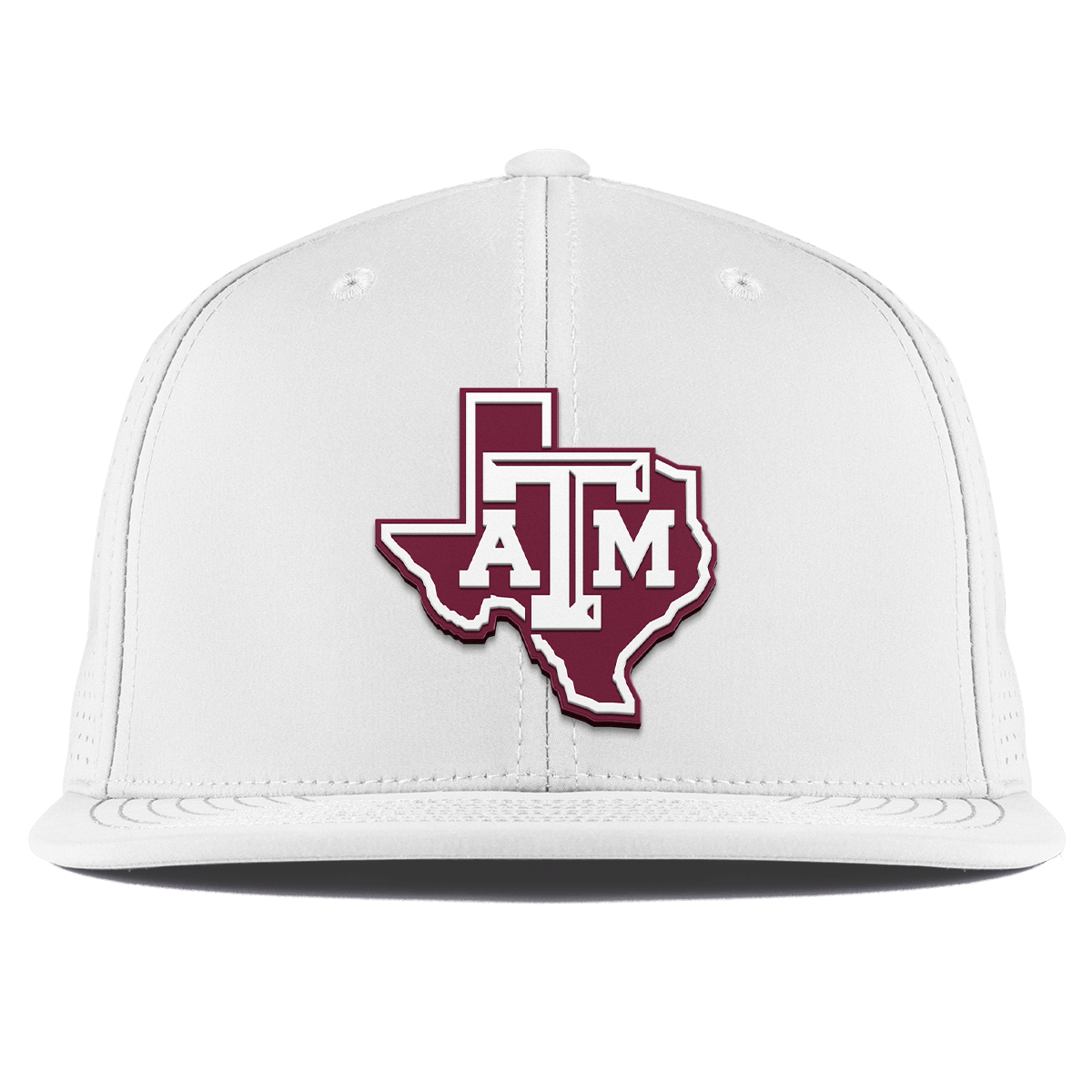 Texas A&M University "Texas A&M Outline" Flat Elite XGen™ White