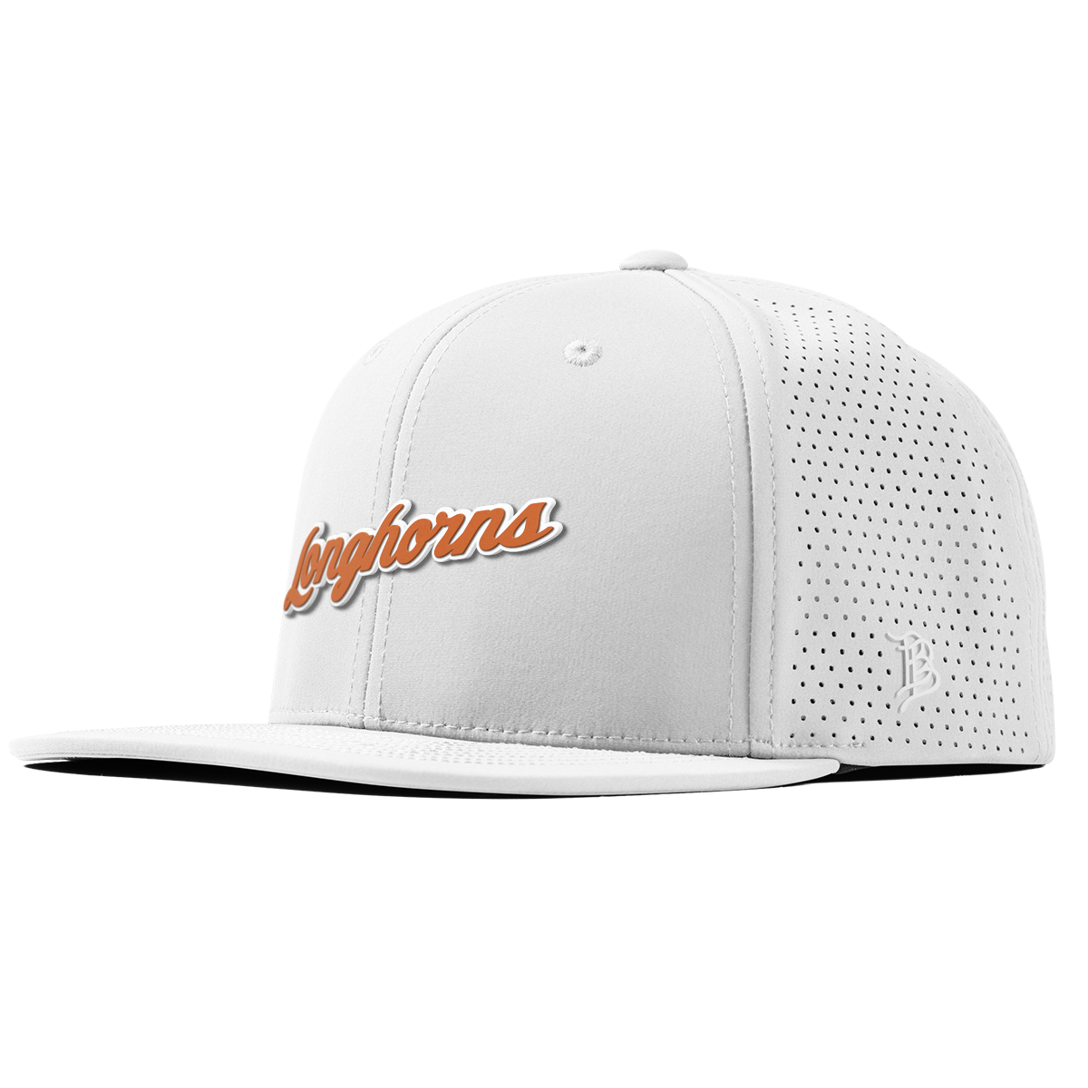 University of Texas "Texas Longhorn Script" Flat Elite XGen™ White