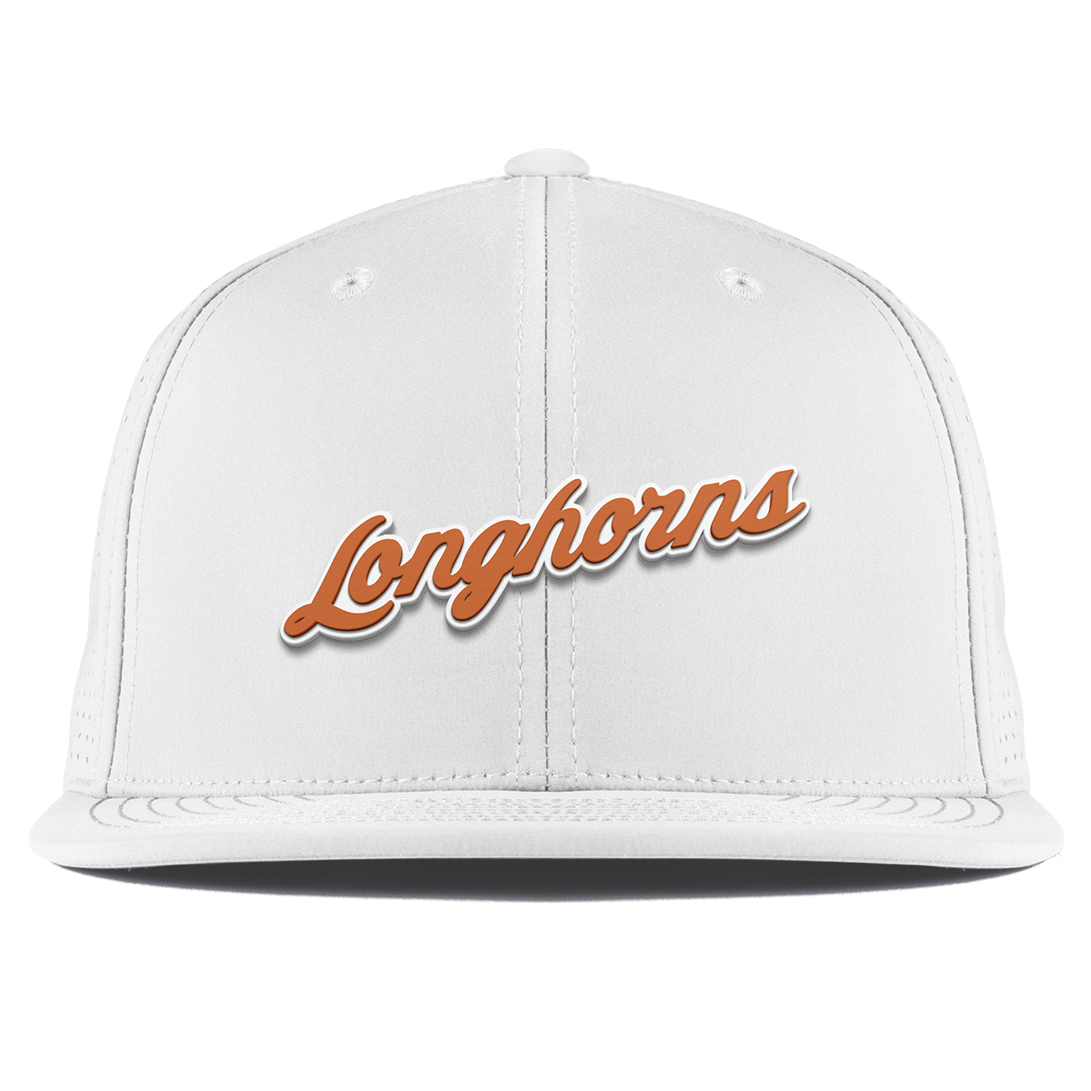 University of Texas "Texas Longhorn Script" Flat Elite XGen™ White