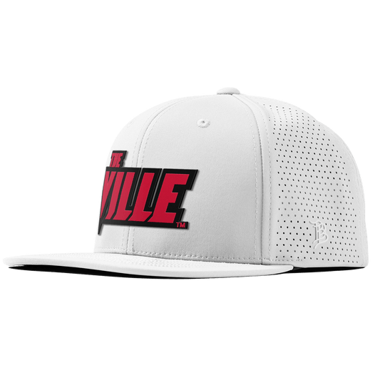 University of Louisville "The Ville Block" Flat Elite XGen™ White