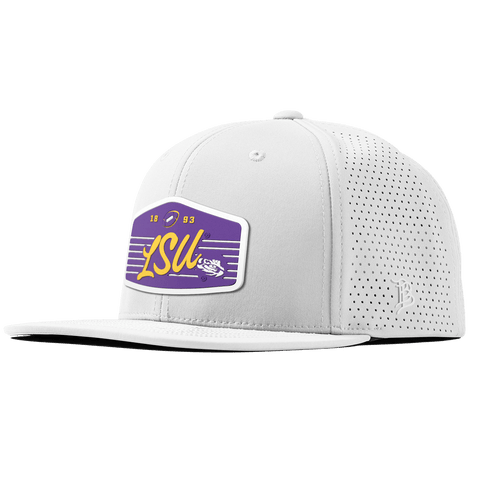 Louisiana State University "Tigers Football" Flat Elite XGen™ White