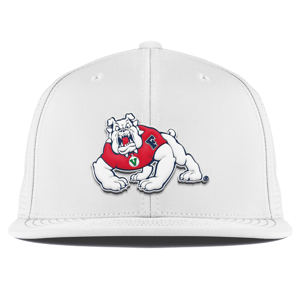 Fresno State University "TimeOut The Bulldog" Flat Elite XGen™ White