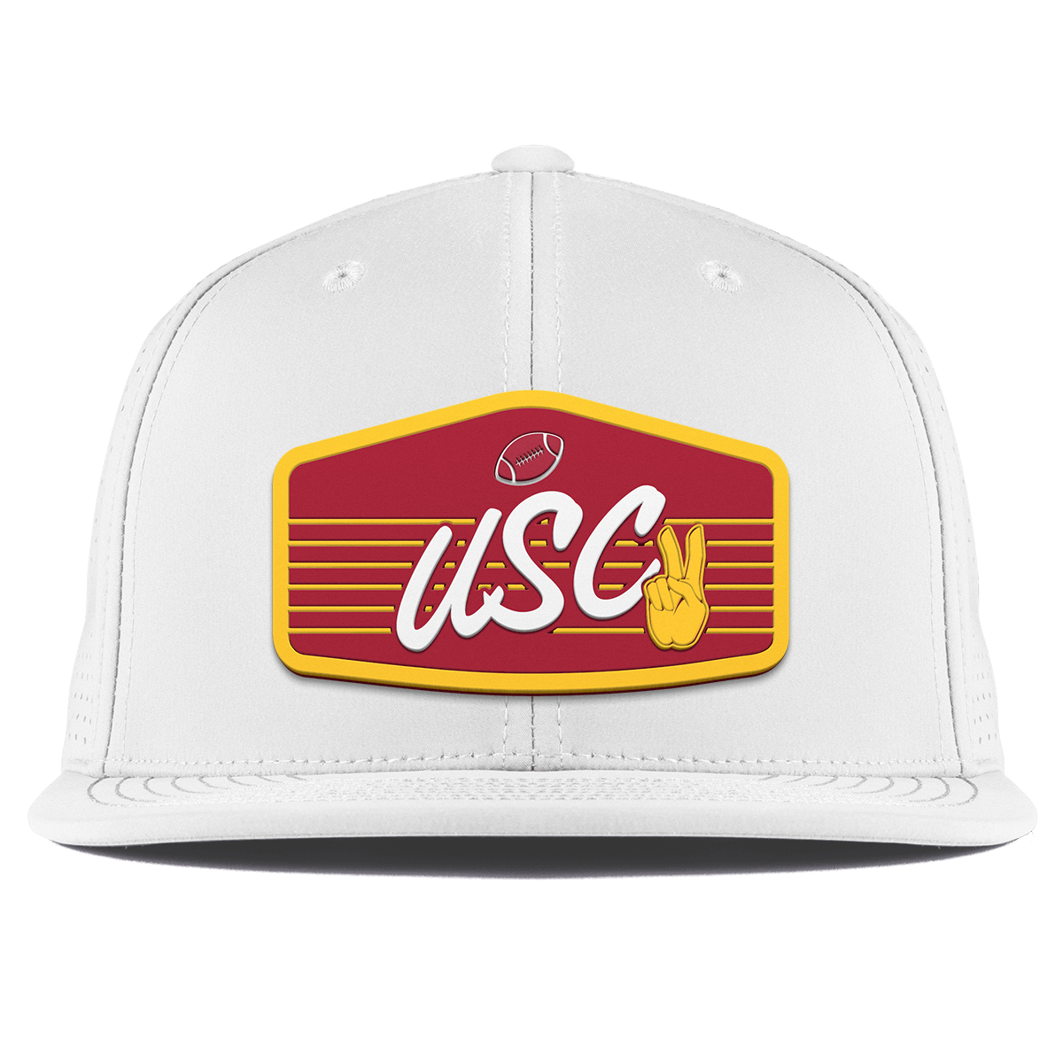University of Southern California "Trojans Football" Flat Elite XGen™ White
