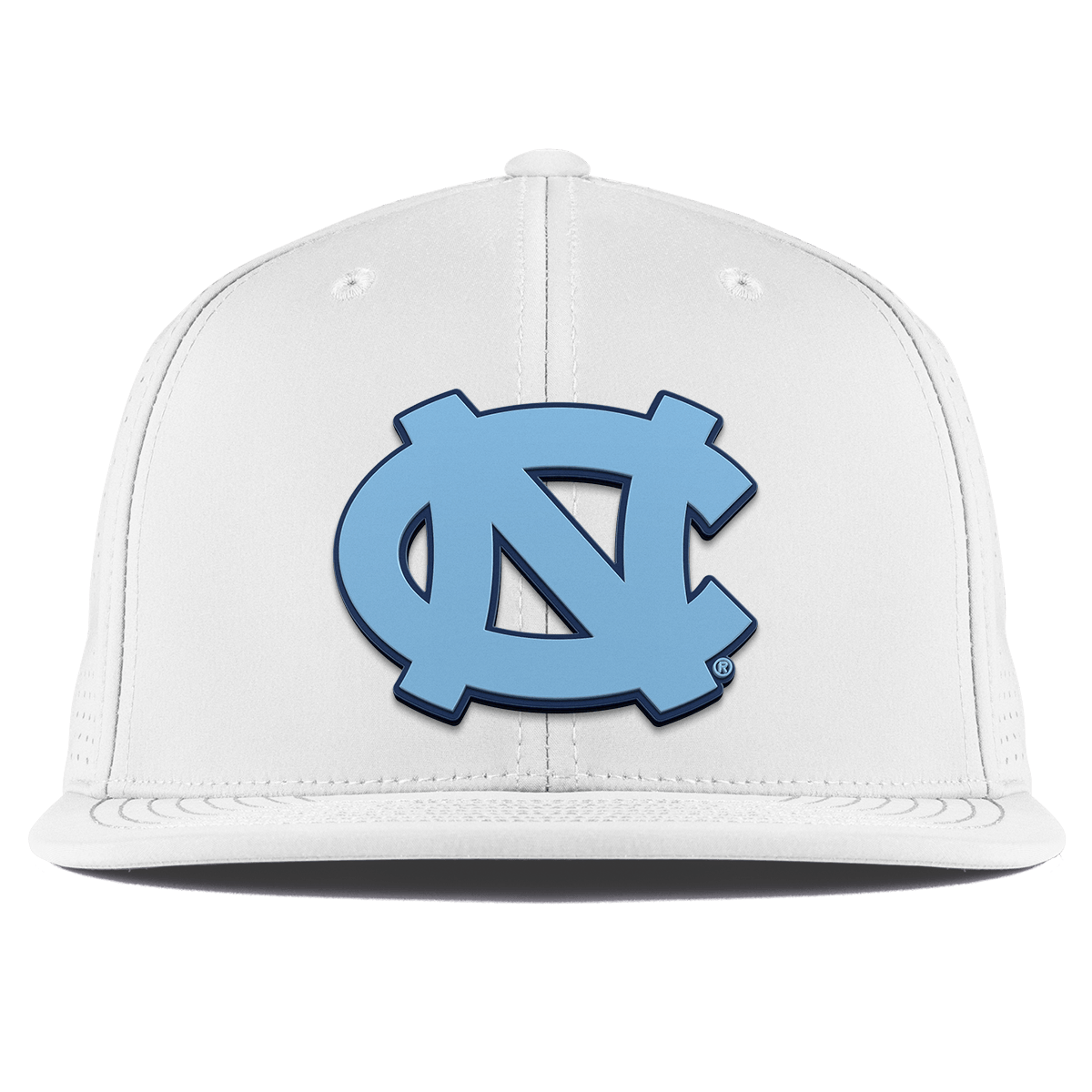 University of North Carolina "UNC Team Logo Carolina Blue" Flat Elite XGen™ White