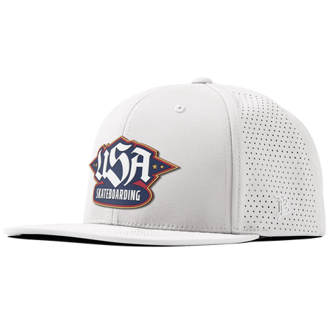 USA Skateboarding Team Logo Flat Elite XGen™ White