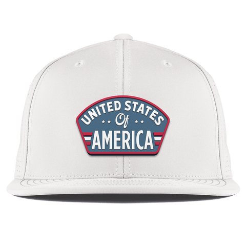 United States of America Badge Flat Elite XGen™ White