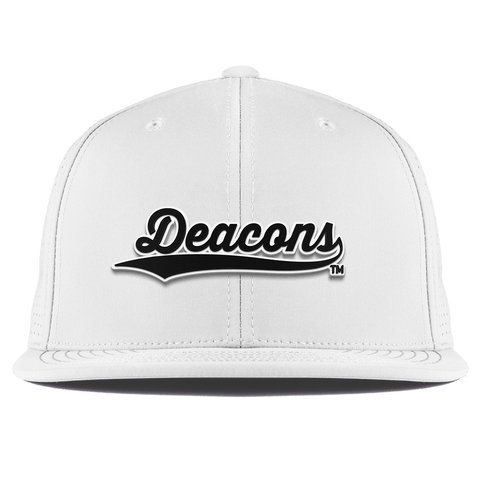 Wake Forest University "Vintage Deacons Script" Flat Elite XGen™ White