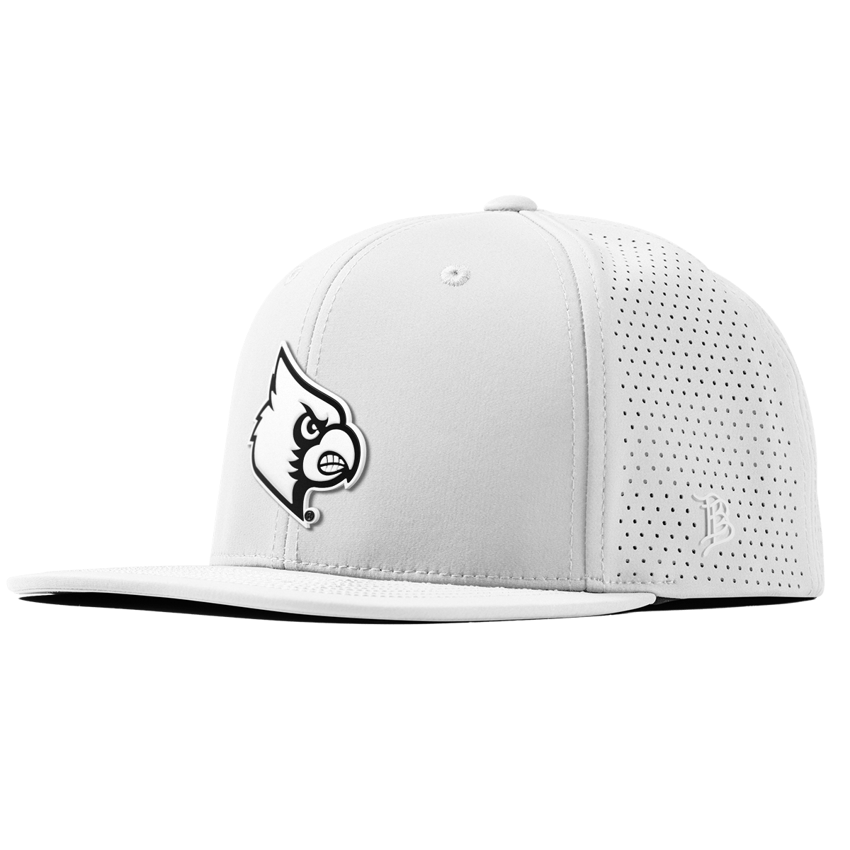 University of Louisville "Vintage Louisville Team Logo" Flat Elite XGen™ White