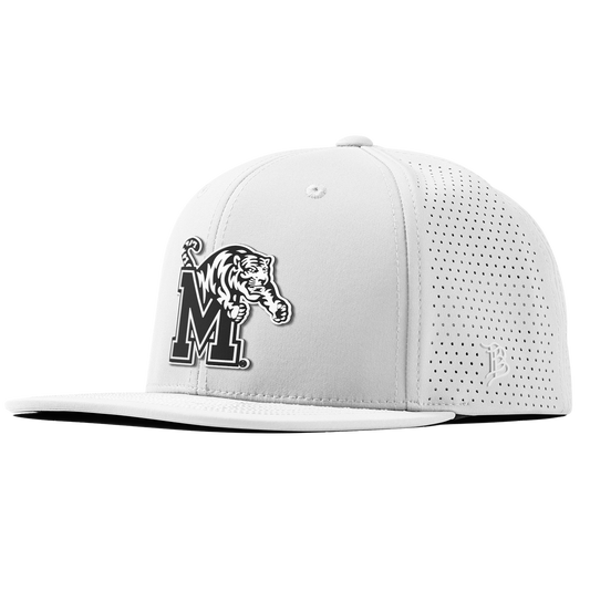 University of Memphis "Vintage Memphis Team Logo" Flat Elite XGen™ White