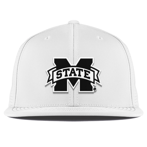 Mississippi State University "Vintage Miss State Team Logo" Flat Elite XGen™ White
