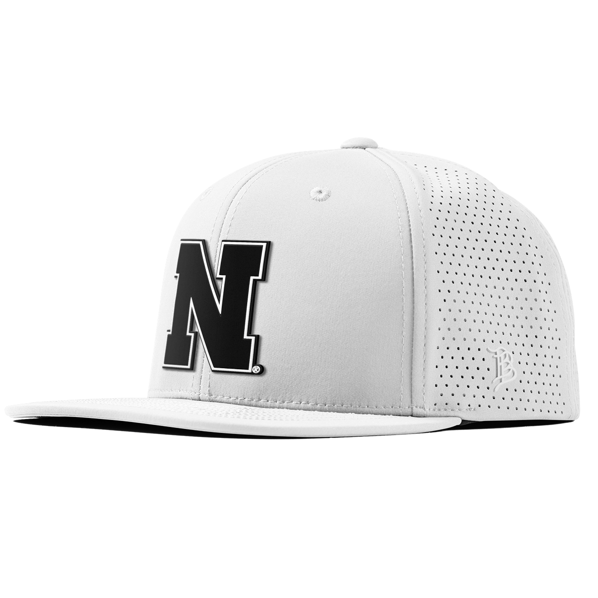 University of Nebraska "Vintage Nebraska Team Logo" Flat Elite XGen™ White White