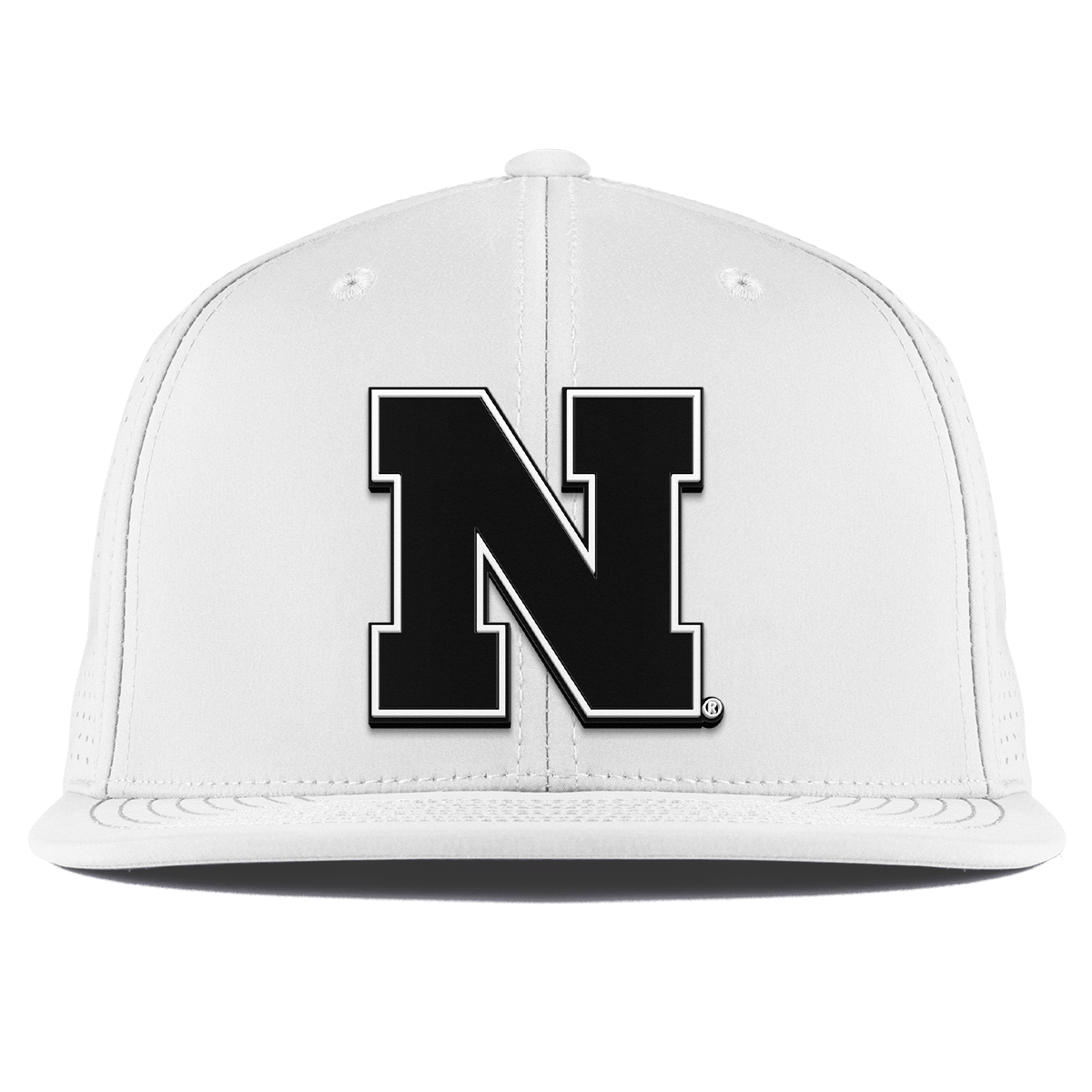 University of Nebraska "Vintage Nebraska Team Logo" Flat Elite XGen™ White White