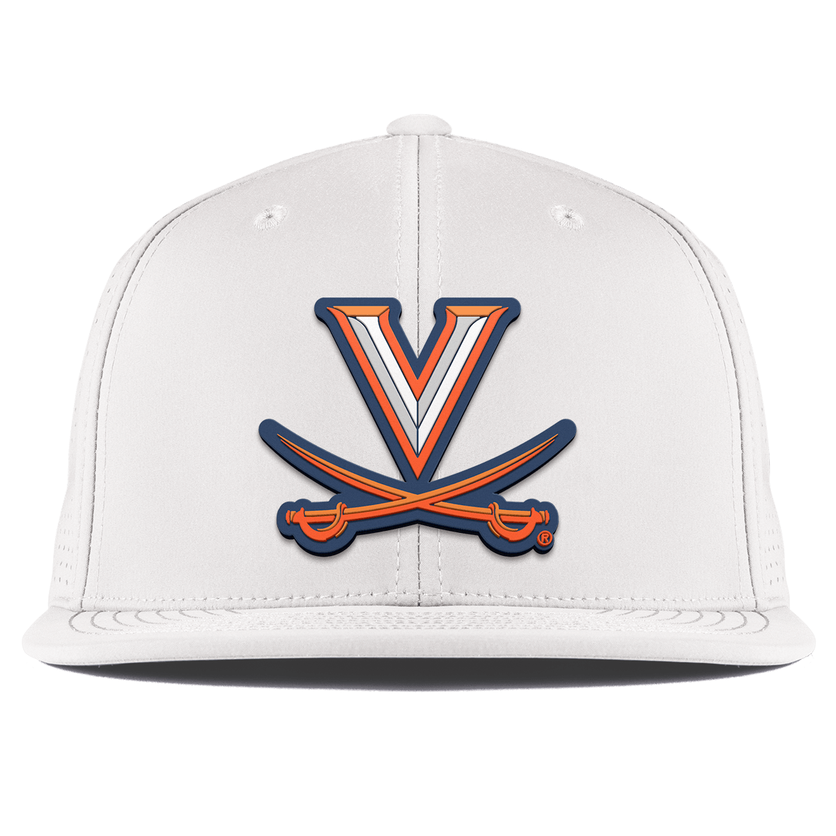 University of Virginia "Virginia Team Logo" Flat Elite XGen™ White