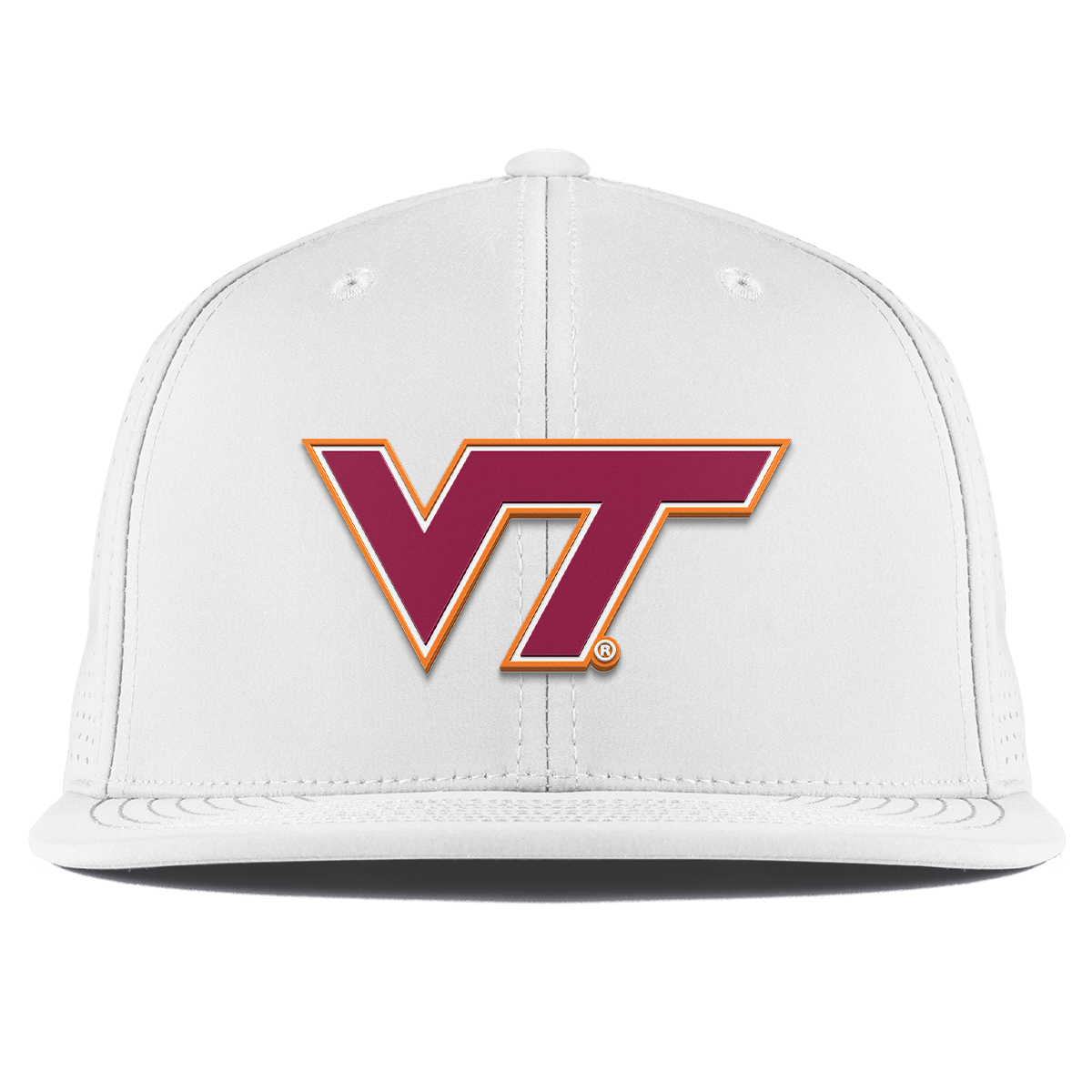 Virginia Tech University "Virginia Tech Team Logo" Flat  Elite XGen™ White