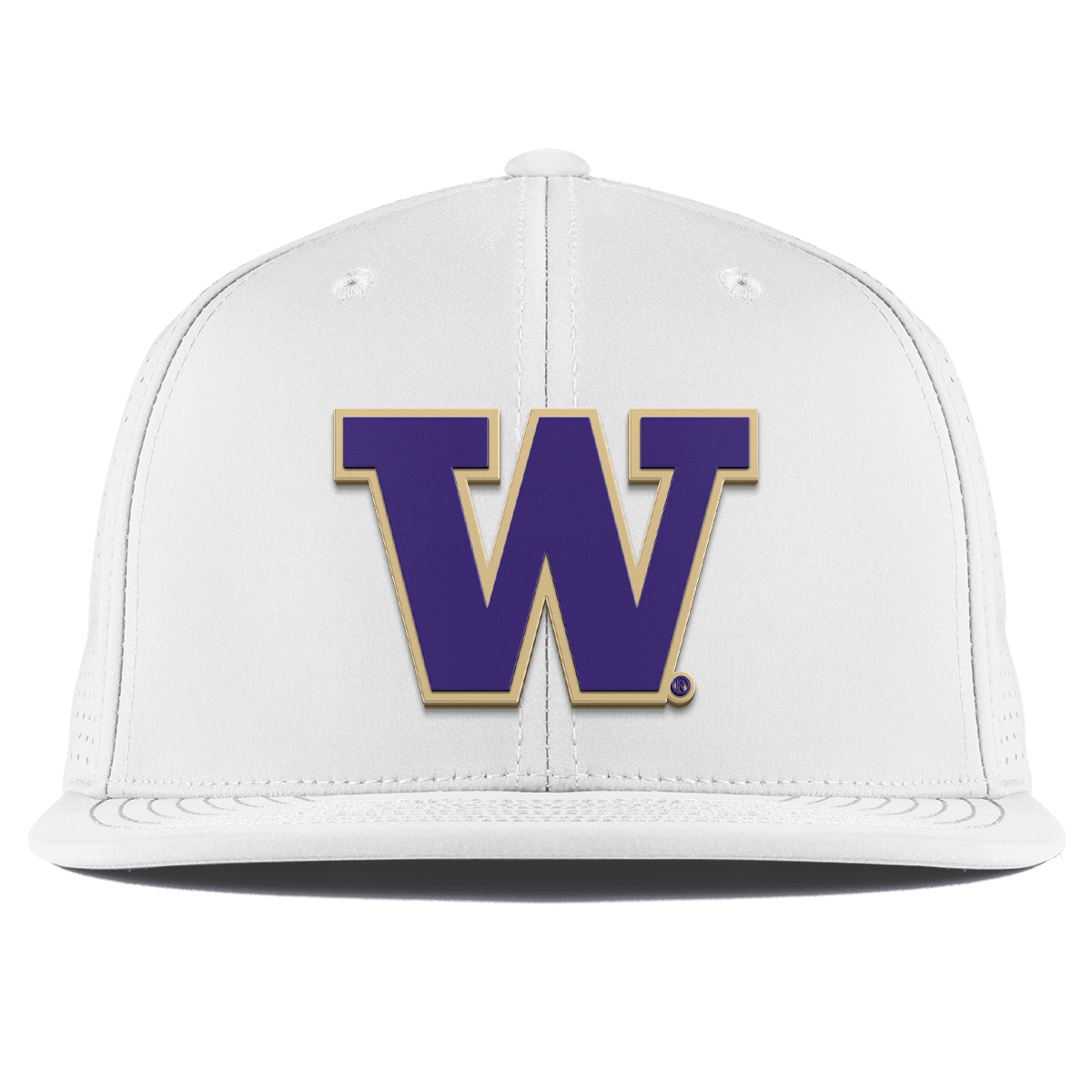 University of Washington "Washington Team Logo" Flat Elite XGen™ White