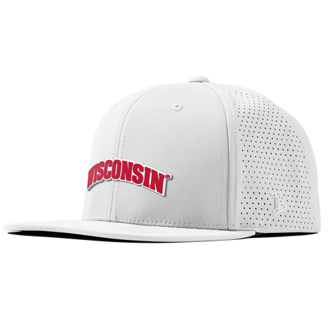 University of Wisconsin "Wisconsin Block" Flat Elite XGen™ White