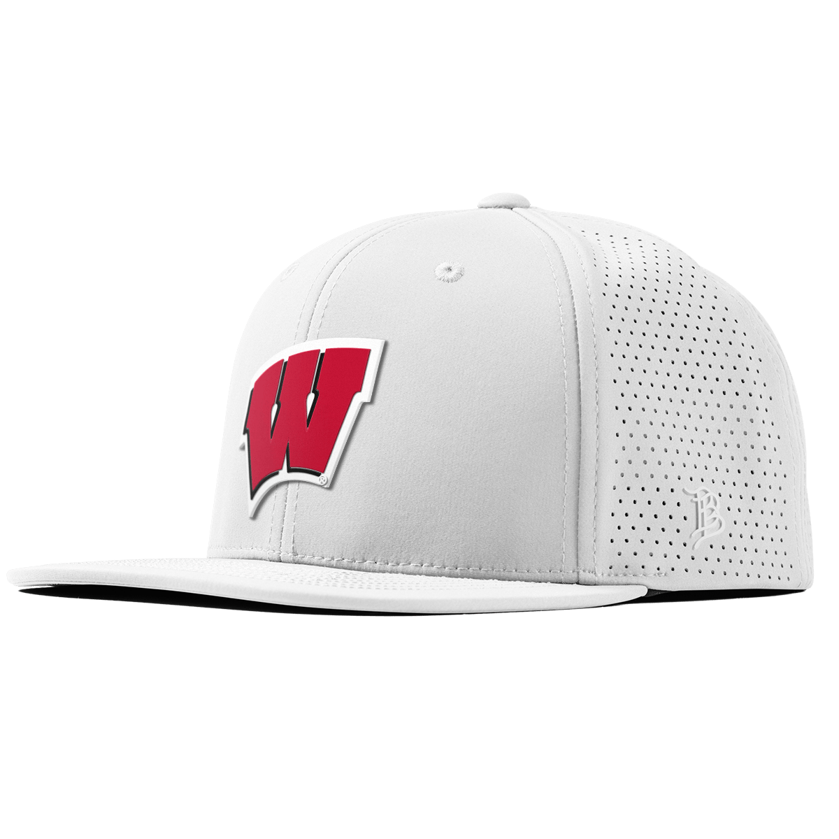 University of Wisconsin "Wisconsin Team Logo" Flat Elite XGen™ White