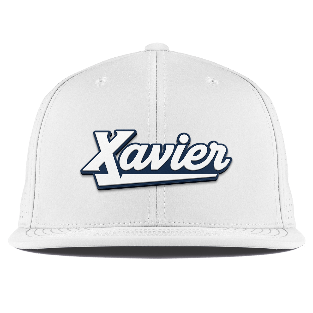 Xavier University "Xavier Block" Flat Elite XGen™ White