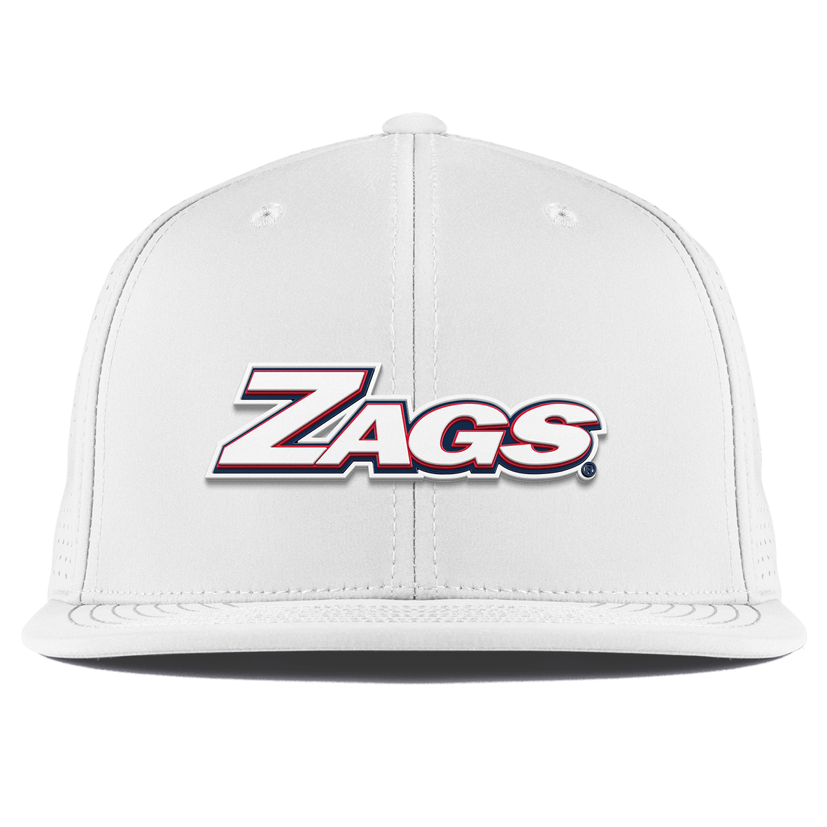 Gonzaga University "Zags Block" Flat Elite XGen™ White