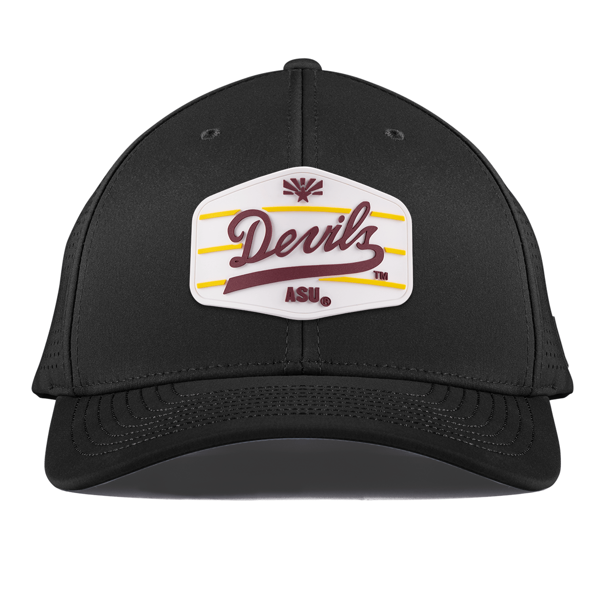 Arizona State University "ASU Devils White" Curved Elite XGen Black