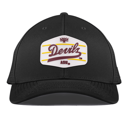 Arizona State University "ASU Devils White" Curved Elite XGen Black