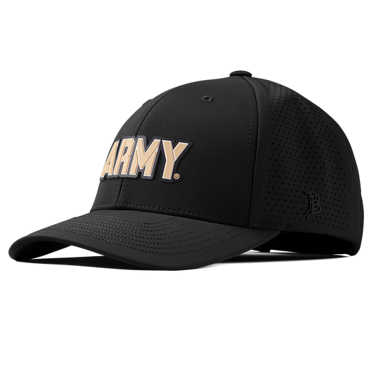 Army "Army West Point Gold Block" Curved Elite XGen™ Black
