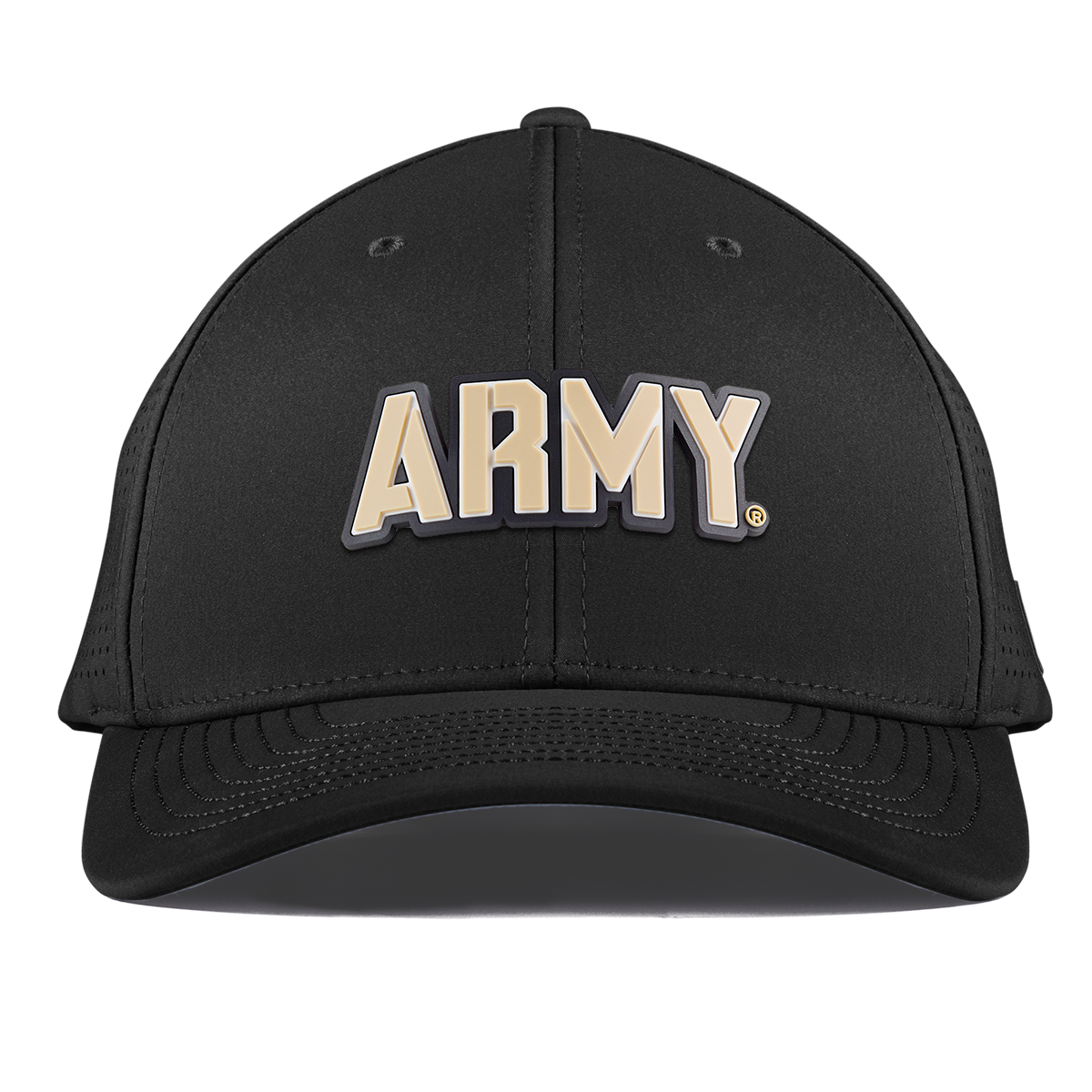 Army "Army West Point Gold Block" Curved Elite XGen™ Black