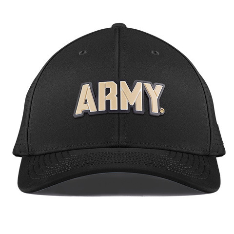 Army "Army West Point Gold Block" Curved Elite XGen™ Black