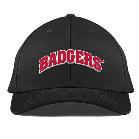 University of Wisconsin "Badgers Block" Curved Elite XGen™ Black
