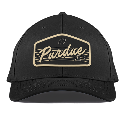 Purdue University "Boilermakers Football" Curved Elite XGen™ Black