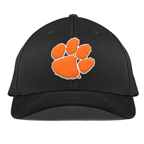 Clemson University "Clemson Tiger Paw" Curved Elite XGen™ Black