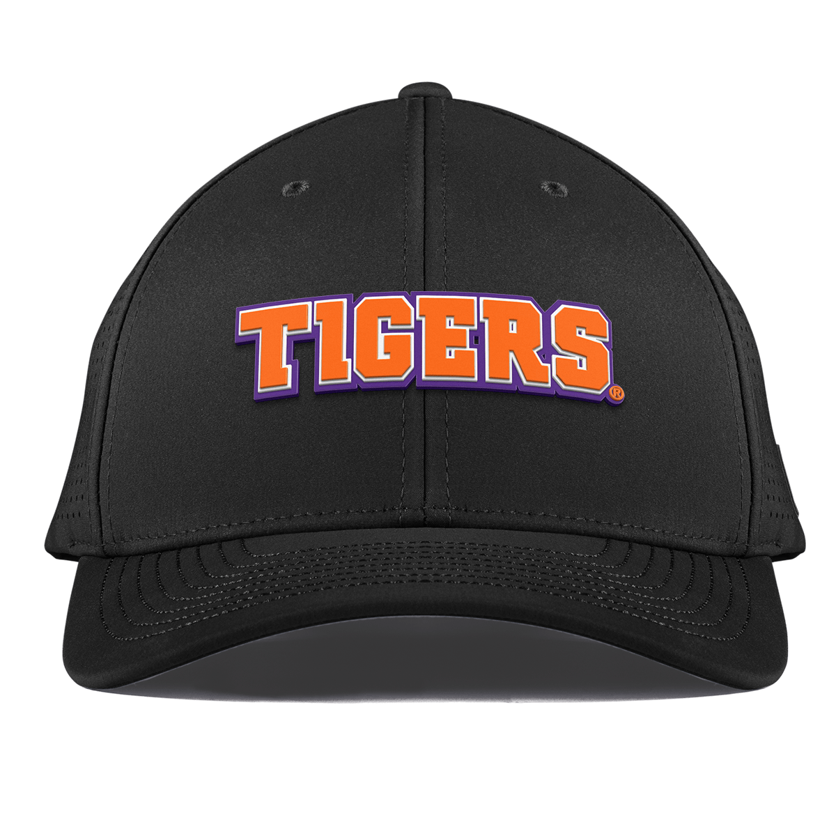 Clemson University "Clemson Tigers Block" Curved Elite XGen™ Black