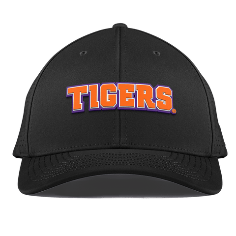 Clemson University "Clemson Tigers Block" Curved Elite XGen™ Black