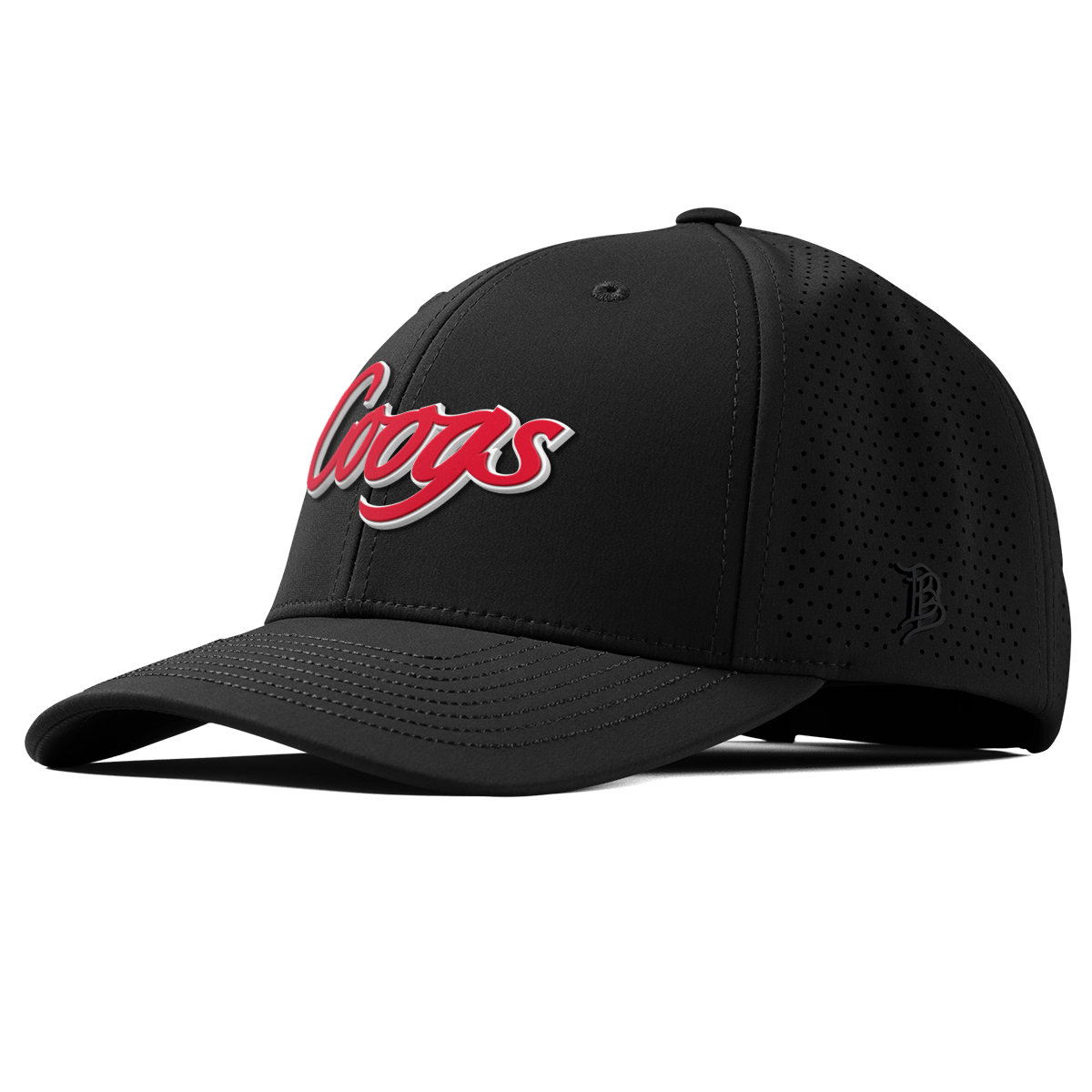 University of Houston "Coogs Script" Curved Elite XGen™ Black