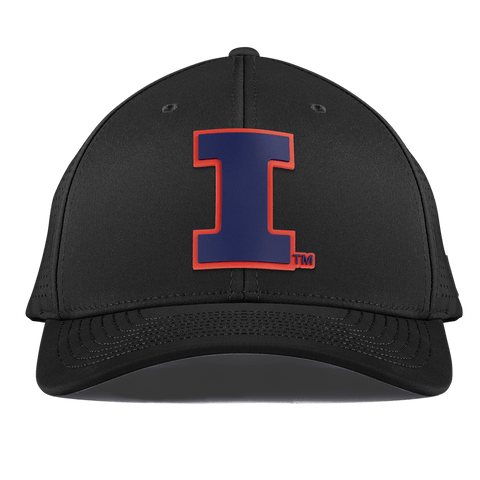 University of Illinois "Fighting Illini Navy" Curved Elite XGen® Black